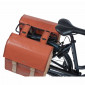 DOUBLE BAG FOR BICYCLE - REAR - BASIL URBAN LOAD- RED EARTH/PINK 48-53L (41x18x46cm) WATERPROOF 8715019182273