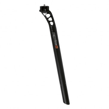 TIGE DE SELLE ROUTE/VTT ERGOTEC HOOK EVOLUTION ALUMINIUM NOIR DIAM 31.6 MM L 400 MM RECUL 15 mm (HOMOLOGUE NIVEAU 6) 4016538078707