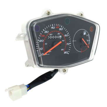 SPEEDOMETER FOR PEUGEOT 50 KISBEE 2/4 Stroke 2010>2017 (CABLE TRANSMISSION VERSION). -P2R 3700948208397