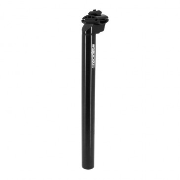 SEATPOST FOR MTB/ROAD BIKE - ERGOTEC PATENT ALUMINIUM BLACK Ø 30.4 mm Lg 350 mm Setback 18 mm (APPROVED LEVEL 2) 4016538086740