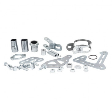 EXHAUST MOUNTING KIT- TECNIGAS E-BOX FOR DERBI SENDA 2000> COMPLETE KIT 8435521107228