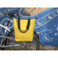 SACOCHE ARRIERE VELO LATERALE JAUNE (MATERIAU RECYCLE) FIXATION PORTE BAGAGE SUR CROCHET CHARGE MAXIMALE 5KG 3104889922495