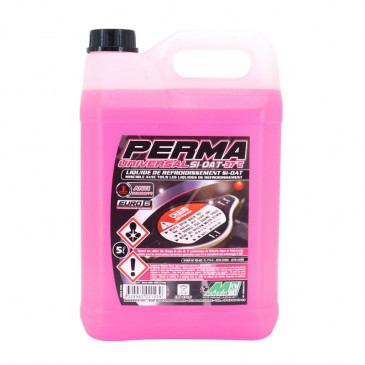 LIQUIDE DE REFROIDISSEMENT MINERVA PERMA UNIVERSAL D -37°C SI-OAT (FUCHSIA) (5L) 3324960021439