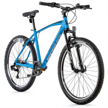 VELO MUSCULAIRE VTT 26 LEADER FOX MXC 2023 HOMME BLEU MAT 8V CADRE 14 POUCES (TAILLE ADULTE 150 à 158 cm) 8592826032829