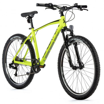 VELO MUSCULAIRE VTT 26 LEADER FOX MXC HOMME JAUNE FLUO 8V CADRE 16 POUCES (TAILLE ADULTE 160 à 168 cm) 8592826032898