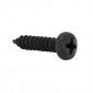 SELF-TAPPING SCREW 3,9 x 25 mm BLACK (10 in a bag) -SELECTION P2R-