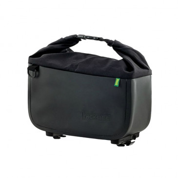 SACOCHE ARRIERE VELO RACKTIME YVES NOIR FIXATION PORTE BAGAGE (L 32cm x L 20cm x h 14cm) - COMPATIBLE SYSTEME RACKTIME SNAPIT 4048174861580