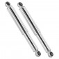 SHOCK ABSORBERS FOR MOPED PEUGEOT 103 MVL CHROME (Centers distance 285 mm). (PAIR). -SELECTION P2R- 3701213425594