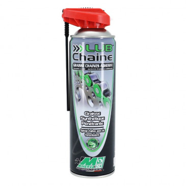 GRAISSE A CHAINE MOTO MINERVA LUB'CHAINE POUR ROUTE/OFF ROAD/CROSS (AEROSOL  500 ml) - P2R