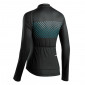 WOMEN CYCLING JERSEY - GIST GRAVEL - "POLKA DOT" LONG SLEEVES- FULL LENGHT ZIP - GREEN XL -5387 8013271327648