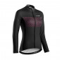 WOMEN CYCLING JERSEY - GIST GRAVEL - "POLKA DOT" LONG SLEEVES- FULL LENGHT ZIP - PURPLE M -5387 8013271327679