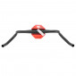 HANDLEBAR- FOR ROAD/GRAVEL BIKE - ERGOTEC BLACK ALUMINIUM Ø31.8mm Wd 440/580 mm (APPROVED LEVEL 5) 4016538108008