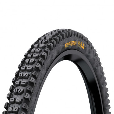 TYRE FOR MTB GRAVITY 27.5 X 2.40 CONTINENTAL KRYPTOTAL TRAIL REAR- BLACK TUBELESS READY -FOLDABLE- (60-584) (650B) FOR MIXED GROUND- COMPATIBLE EBIKE 4019238063059