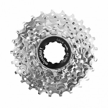 CASSETTE 10 Speed. MICROSHIFT FOR SHIMANO/SRAM Road 11-25 Silver (SOLD PER UNIT) 11-12-13-14-15-17-19-21-23-25 3700948224182