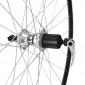 WHEEL FOR ROAD BIKE- 700 ELAN -REAR- CFX -BLACK- VELOX HUB -BLACK- CASSETTE 11 > 8 Speed. 3660429011451