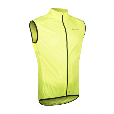 WINDBREAKER CYCLING JACKET- GIST FLUO YELLOW - SLEEVELESS S -5258 8013271308920