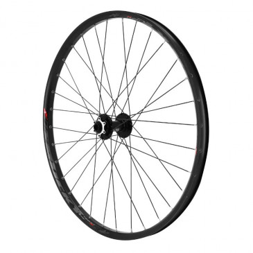 ROUE VTT DISQUE 27.5" TRUCKY 30 BOOST TUBELESS READY AVANT TROUS NOIR MOYEU VELOX ROULEMENT DISQUE 6 TROUS AXE TRAVERSANT 15/110 JANTE 30C 32 RAYONS 3660429040970