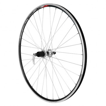 WHEEL FOR ROAD BIKE- 700 ELAN -REAR- CFX -BLACK- VELOX HUB -BLACK- CASSETTE 11 > 8 Speed. 3660429011451