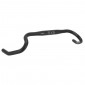 HANDLEBAR- FOR ROAD/GRAVEL BIKE - ERGOTEC BLACK ALUMINIUM Ø31.8mm Wd 440/580 mm (APPROVED LEVEL 5) 4016538108008