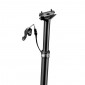 DROPPER SEATPOST FOR MTB - SWITCH SW-125 ALUMINIUM BLACK Ø 30.9 Lg420mm (ADJUSTMENT ON THE HANDLEBAR/INTERNAL CABLE - TRAVEL 125mm. 8013271234311