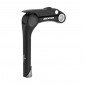 QUILL STEM FOR URBAN BIKE- ADUSTABLE FOR HANDLEBAR Ø 25.4mm Lg115m black (quill 180mm) - No tools required - NEWTON ON CARD. 3700948223871