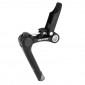 QUILL STEM FOR URBAN BIKE- ADUSTABLE FOR HANDLEBAR Ø 25.4mm Lg115m black (quill 180mm) - No tools required - NEWTON ON CARD. 3700948223871