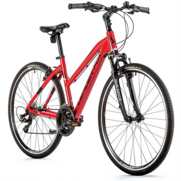 VELO MUSCULAIRE VTC 28 LEADER FOX AWAY FEMME ROUGE DUCATI 7V CADRE 20 POUCES (TAILLE ADULTE 180 à 188 cm) 8592826033499