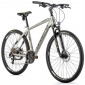 HYBRID BIKE 28" LEADER FOX TOSCANA 2023 "For men" MATT SILVER- 9 Speed- Frame 22,5" - ( RIDER SIZE from 185cm > 193cm) 8592826033536