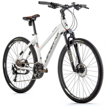 VELO MUSCULAIRE VTC 28 LEADER FOX SUMAVA FEMME BLANC MAT 9V CADRE 18 POUCES (TAILLE ADULTE 170 à 178 cm) 8592826033970