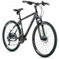 VELO MUSCULAIRE VTC 28 LEADER FOX SUMAVA HOMME NOIR MAT 9V CADRE 17,5 POUCES (TAILLE ADULTE 165 à 173 cm) 8592826033895