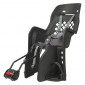 CHILD SEAT-REAR- POLISPORT - ON FRAME - JOY BLACK/GREY CUSHION (9 > 22Kgs) COMPATIBLE 29" APPROVED EN 14344 5604415085352