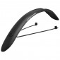 MUDGUARD FOR URBAN/TREKKING-- 700C POLISPORT COLORADO BLACK - For V-BRAKES - Wd 45mm (PAIR- rear+front) 5604415049354