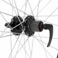 WHEEL FOR TREKKING BIKE- 700X35 DISC/V-B -REAR- M240 ALU -BLACK-VELOX HUB DISC 6 HOLES/ FOR CASSETTE SHIMANO/SRAM 10/9 Speed. 3660429073480