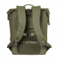 BACKPACK/REAR BAG FOR BICYCLE - BASIL SOHO -SIDE BAG LEFT/RIGHT - 17Lt GREEN FOREST - HOOKS ON CARRIER (31x14x37cm) WITH LEDS LIGHTING 8715019180804