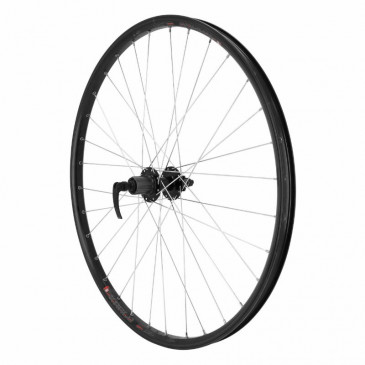 ROUE VTC / CARGO / VAE / E-BIKE / LONGTAIL DISQUE BLOCAGE 700 x 35 - 28" KARGO L MOYEU VELOX ARRIERE NOIR 6 TROUS CASSETTE (RENFORCE) 11/10/9V JANTE 25C 32 RAYONS 3660429071486