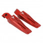 REAR FOOTRESTS FOR YAMAHA 700 MT-07 ALU CNC ANODIZED RED - With pattern (PAIR) -AVOC- 3700948234709