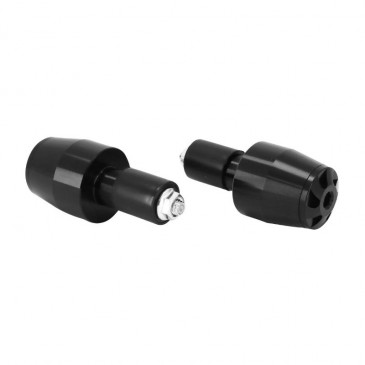 BAR ENDS FOR HONDA 750 X-ADV BLACK ANODIZED ALU (PAIR) -AVOC- 3700948235485