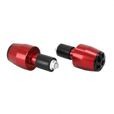 BAR ENDS FOR HONDA 750 X-ADV RED ANODIZED ALU (PAIR) -AVOC- 3700948235492