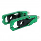 CHAIN TENSIONER FOR KAWASAKI Z900 ALU CNC ANODIZED GREEN (PAIR) -AVOC- 3700948235669