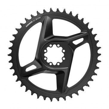 CHAINRING FOR GRAVEL BIKE - DIRECT MOUNT For SRAM 40 Teeth- MONO RIVAL ALU BLACK X-SYNC 12 Speed. 0710845866753