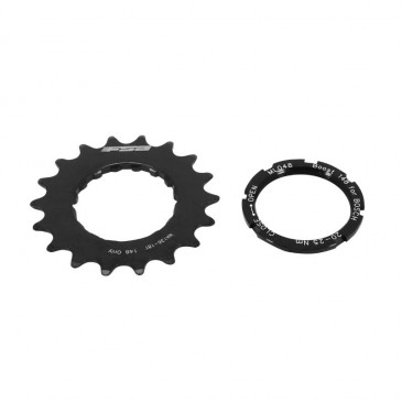 SPROCKET COMPATIBLE BOSCH 18DTS (SHOULDERED 2.5mm) FSA BLACK - FOR CHAIN 2.38HAINE 2.38 4710243890332