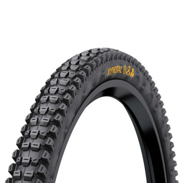 PNEU VTT GRAVITY 27.5 X 2.40 CONTINENTAL XYNOTAL ENDURO SOFT RENFORT FLANC APEX NOIR TUBELESS READY TS (60-584) (650B) TERRAIN DUR ET SEC COMPATIBLE VAE 4019238063295