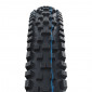 TYRE FOR MTB 29 X 2.40 SCHWALBE NOBBY NIC ADDIX PERFORMANCE BLACK FOLDABLE (62-622) TUBETYPE/TUBELESS COMPATIBLE EBIKE 4026495897495