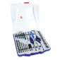 TIVOLY TOOL SET : ROUND DIES+THREAD TAPS+HSS DRILL BITS+DIE STOCK Ø 25,4+ACCESORIES (IN BOX) 3221912113757