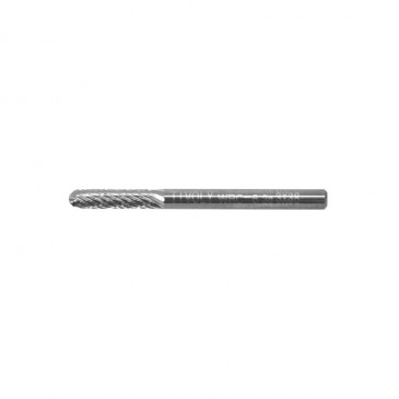 TIVOLY CARBIDE ROTARY BURR - Ø 3mm Lg 38mm (Chip breaker) (sold per unit) 3221910620684