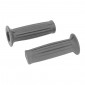 GRIPS - FOR MOPED PEUGEOT/MBK/MALAGUTI GREY (Ø 22/25mm LONG 105mm) (PAIR) -SELECTION P2R- 3701213429257