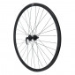 ROUE GRAVEL / ROUTE DISQUE BLOCAGE 700 PULSE 17 AVANT MOYEU BILLE CENTERLOCK NOIR JANTE 17C 32 RAYONS ACIER NOIR 3660429017200