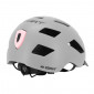 CASQUE VELO ADULTE GIST URBAIN SMART GRIS IN-MOLD AVEC ECLAIRAGE ARRIERE TAILLE 56-62 REGLAGE MOLETTE - LUMIERE VISIBLE A 200m 8013271333847