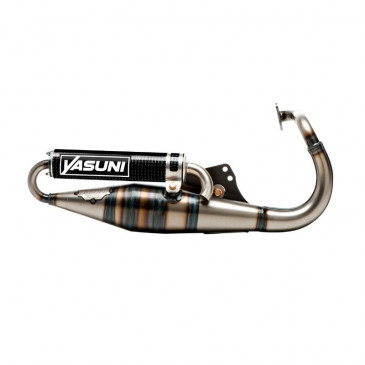 EXHAUST FOR SCOOT YASUNI Z VARNISHED FOR PEUGEOT 50 TKR, TREKKER, SPEEDFIGHT 1 and 2, VIVACITY, BUXY (CARBON SILENCER) -TUB1001C- 8404016007565