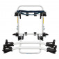 BICYCLE RACK- REAR MOUNTING- PERUZZO FIRENZE -2 RAILS FOR 2 BIKES or EBIKES; 8015058000546